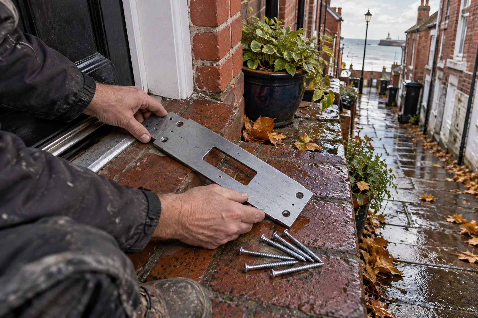 Door reinforcement plates: a case study in forced entry
